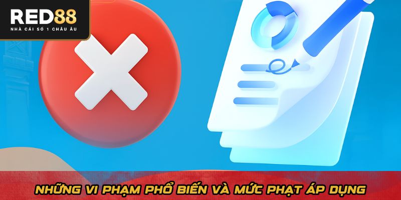 Những vi phạm phổ biến và mức phạt áp dụng